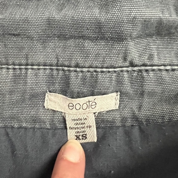 Urban Outfitters ECOTE Grey/Blue Cargo Field Jacket Sz XS - Picture 5 of 10